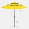 Best Choice Products 10ft 3-Tier Patio Umbrella, Market Sun Shade w/ Tilt Adjustment, Easy Crank
